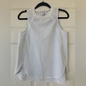 Athleta Zephyr Tank White